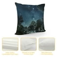 thumbnail image 4 of JRXY  Beautiful Night Sky Pillow Cover The Milky Way and The Trees Pillow case, Sublime Nature View Farmhouse Decorative Throw Pillow Cover for Sofa Couch Home Decoration White, 4 of 5