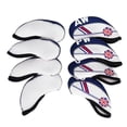 thumbnail image 4 of Juego de 10 fundas protectoras portátiles de neopreno para cabezas de palos de golf., 4 of 5