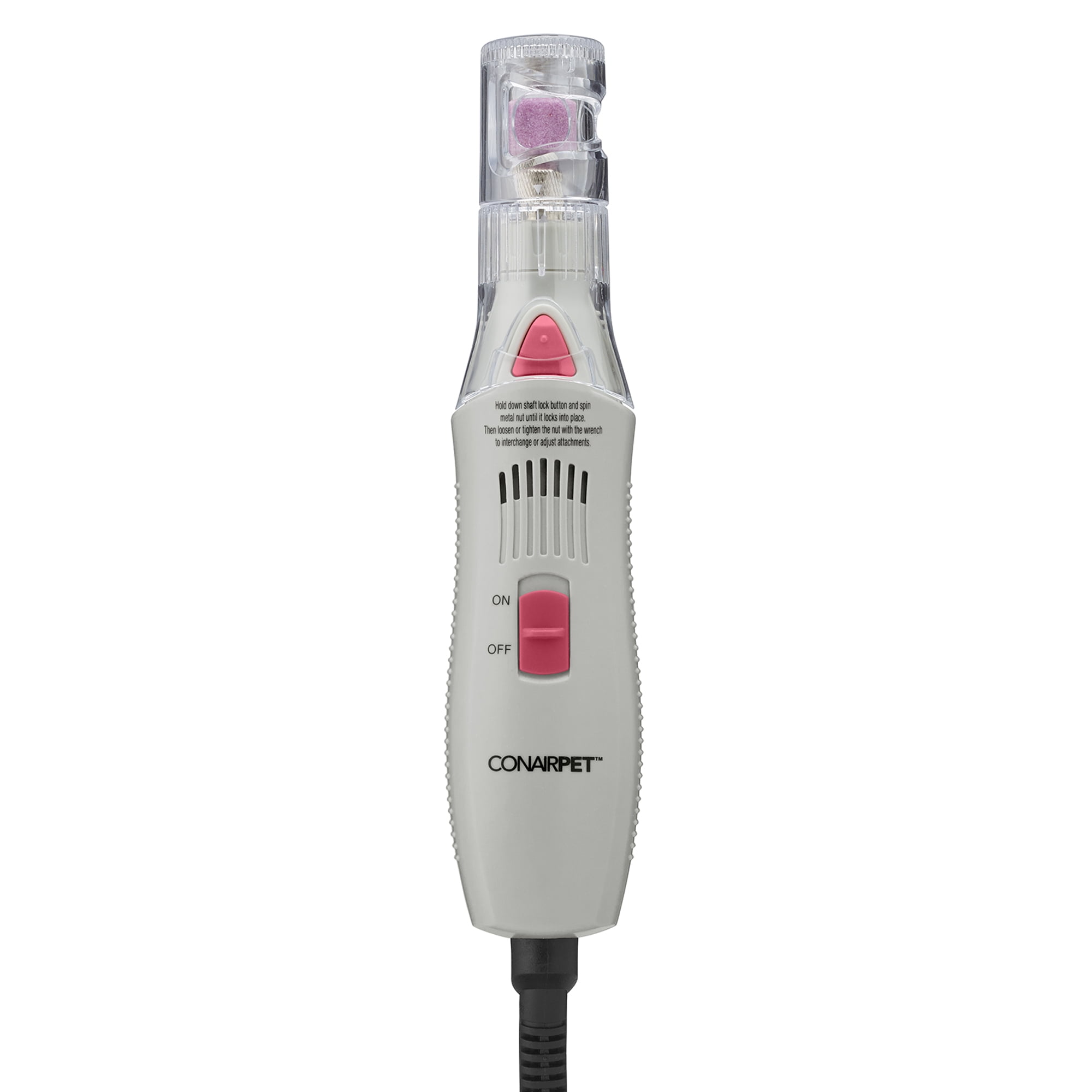 CONAIRPET Corded Nail Grinder with Safety Guard Cover, Suitable for Dogs & Cats