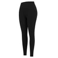 thumbnail image 6 of WAYUTE Womens Leggings Tummy Control Casual Stretchy Fit Solid Color Trousers with Pockets for Sports Running, 6 of 7