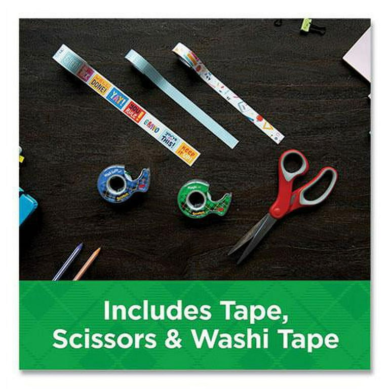 Back To School Pack, Assorted Tapes Plus Scissors/Kit Back To School Pack, Assorted Tapes Plus Scissors/Kit