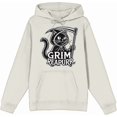 thumbnail image 4 of Black Cat Grim Reapurr Adult Sand Long Sleeve Hoodie-XL, 4 of 6