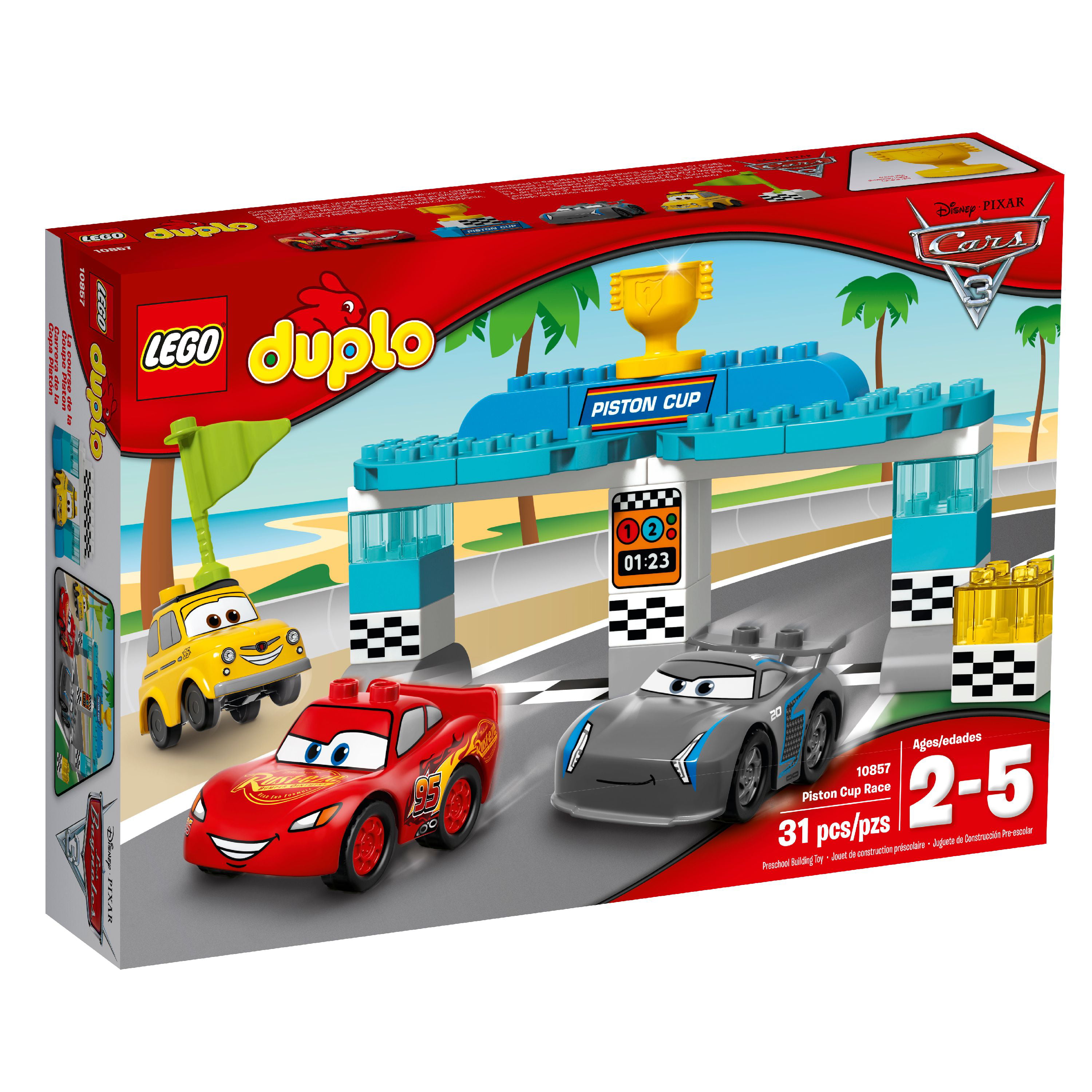 10857 Piston-Cup-Rennen Per Cars 3 & Consegna & Nuovo & Conf Orig. Lego Duplo 