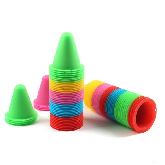 MLINS 50 Pcs Cones Sports Workout Soccer Football Child