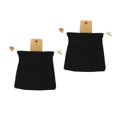 thumbnail image 1 of S SERENABLE 2 Pieces Waxed Canvas Foraging Pouch Foldable Gathering Waist Bag, 1 of 9