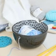 thumbnail image 3 of segolike Yarn Storage Bowl Round Yarn Storage Knitting Accessories Crochet Kit Yarn Bowl Black, 3 of 9