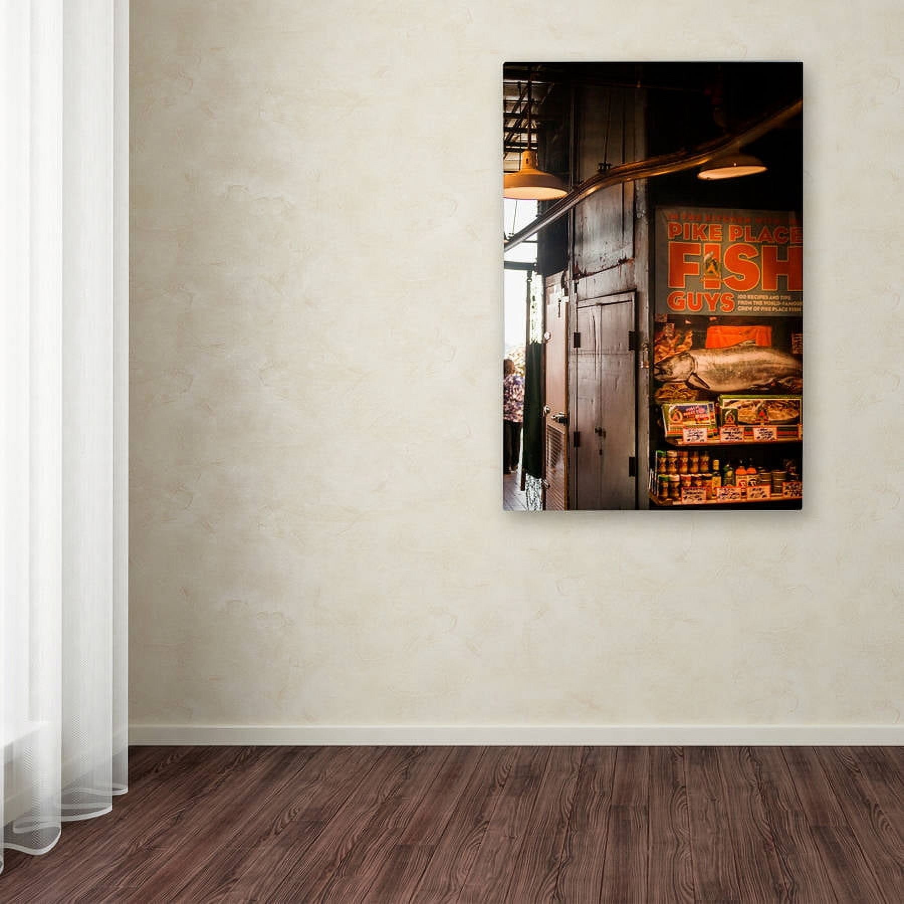Trademark Fine Art Yale Gurney Pike Place Fish Guys Canvas Wall Art - 30x47