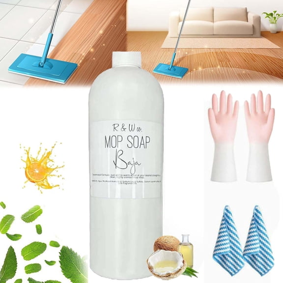 2026 New Mop Soap Brazilian Waves, Highly Scented Multi-purpose Waves Mop Soap, Long-Lasting Freshness for All-Day, Multisurface Deep Cleans Tough Floor Stains for Bathroom & Kitchen(1PC)