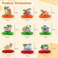 thumbnail image 4 of 9 centros de mesa de dinosaurio en forma de panal, decoraciones de fiesta temáticas de dinosaurios, adornos de mesa para niños y niñas, coloridos adornos de mesa para fiestas de cumpleaños, 4 of 6