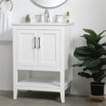 thumbnail image 2 of 24 inch Single Bathroom Vanity in White, 2 of 15