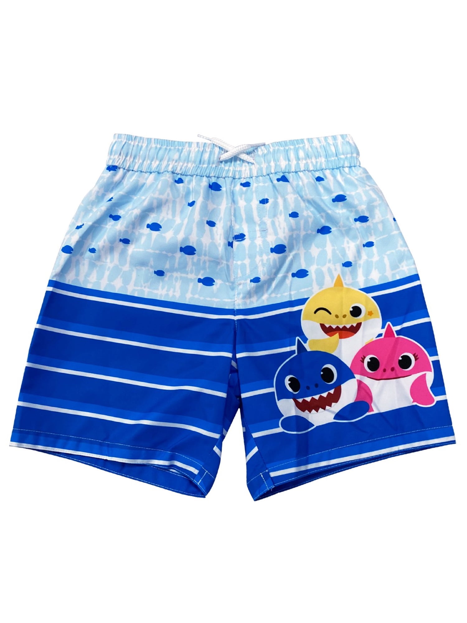 Baby Shark Toddler Boys' Rash Guard and Swim Trunks Set, Sizes 2T-4T