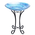 thumbnail image 1 of Bird Bath MUMTOP - Vaso para exteriores con soporte de metal (5,5 L), 1 of 6