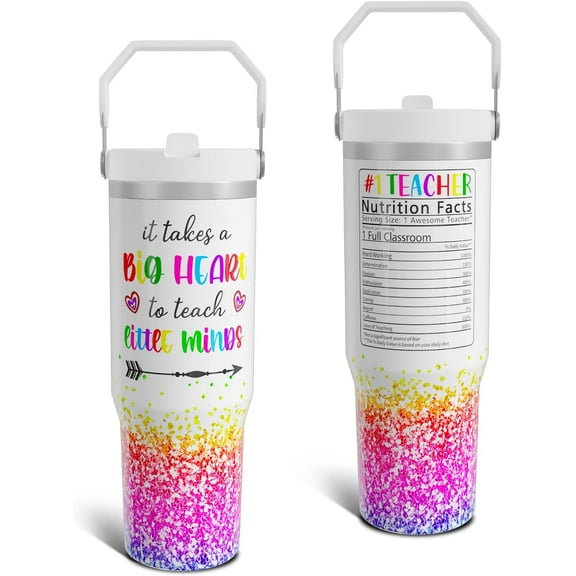 30 Oz Boss Tumbler with Top Handle and Flip Straw, Black Stainless Steel Double Walled Vacuum Insulated Cup, Office Farewell Gifts for Manager, Mentor, Leader Women Men 1PC