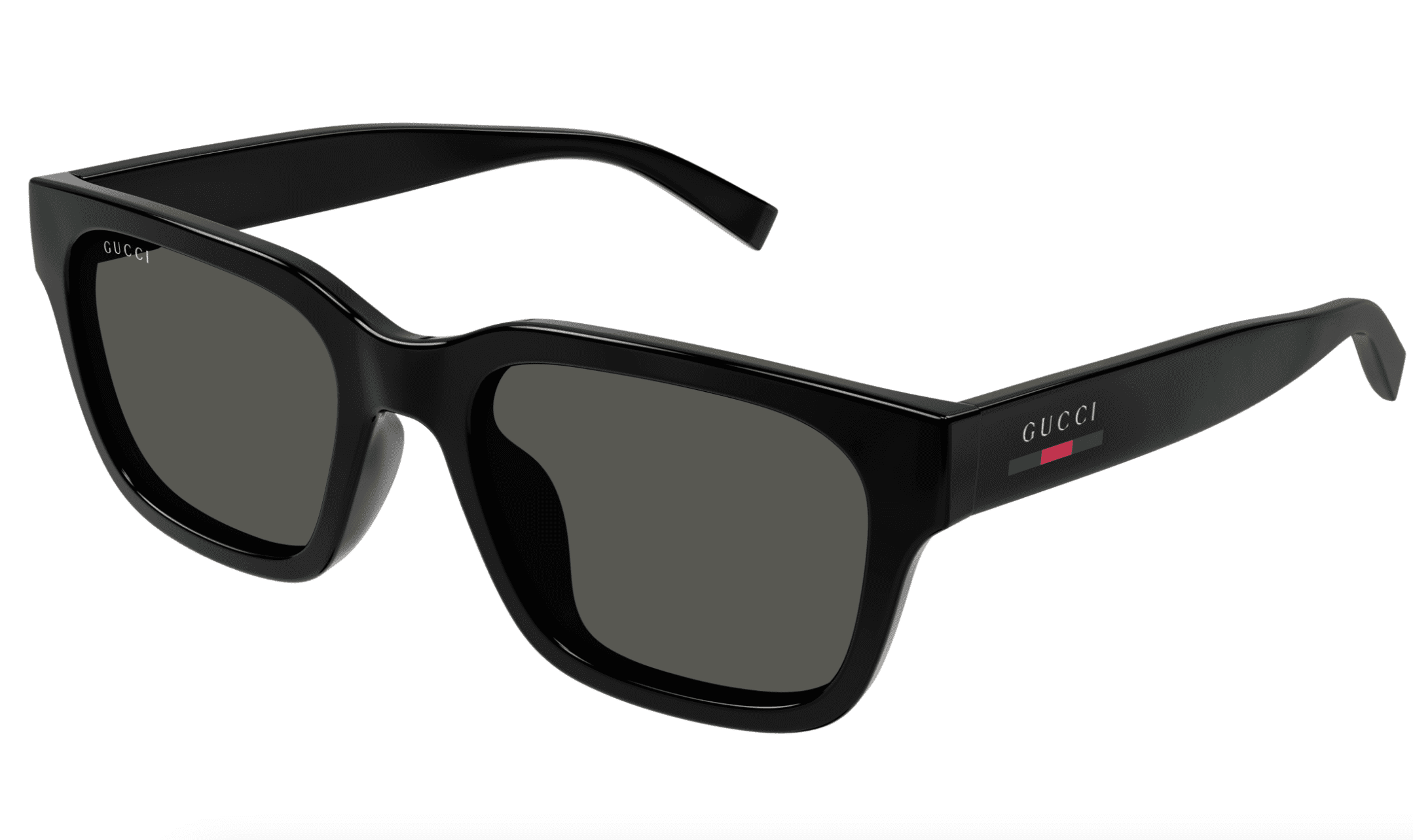 GUCCI sunglasses polarized シェリーライン 偏向レンズ Gucci GG 0748 S - 001 Designer Sunglasses, Black / Grey Shades