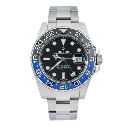 Pre-Owned Rolex GMT-Master II 116710BL 40MM With Stainless Steel Bracelet "Batman"