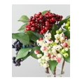 thumbnail image 4 of Flores y bayas artificiales, con hojas, ricos frutos rojos, arreglos florales, muebles de salón florales falsos, muebles de decoración (C), 4 of 5