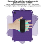 Case for All-New Kindle Fire HD 10 (9th/7th/5th Generation, 2019/2017/2015 Release) 10.1 Tablet, Slim Kids-Friendly Lightweight EVA Rubber Convertible Handle Stand Shockproof Protective Cover