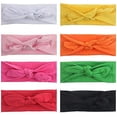 thumbnail image 6 of 8 Pack Headbands for Women Non Slip Hair Bands with Bows Rabbit Ears Workout Running Sport Sweat Elastic Hair Wrap for Girls Hair Accessories, 6 of 6