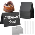 thumbnail image 2 of 30Pcs Mini Chalkboards Double Sided Wipe Clean Small Blackboards with 4 Maker Pens and 2 Microfiber Cloths, 2 of 4
