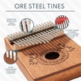 thumbnail image 3 of Piano Kalimba UNOKKI de 17 teclas, color caoba, con accesorios, 3 of 8