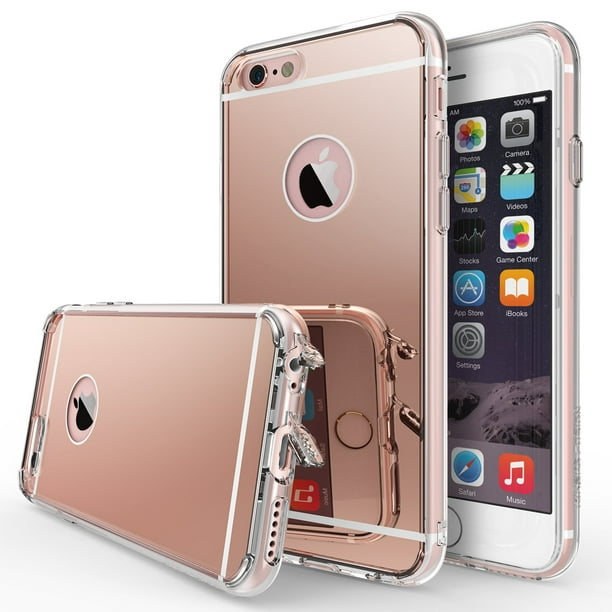 Missionaris vlinder toewijzing Ringke Mirror Case Compatible with iPhone 6s, Bright Reflection Radiant  Luxury Mirror Back Cover - Rose Gold - Walmart.com