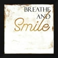 thumbnail image 2 of Mlli Villa 15x15 Black Modern Wood Framed Wall Art Titled - Breath And Smile, 2 of 6