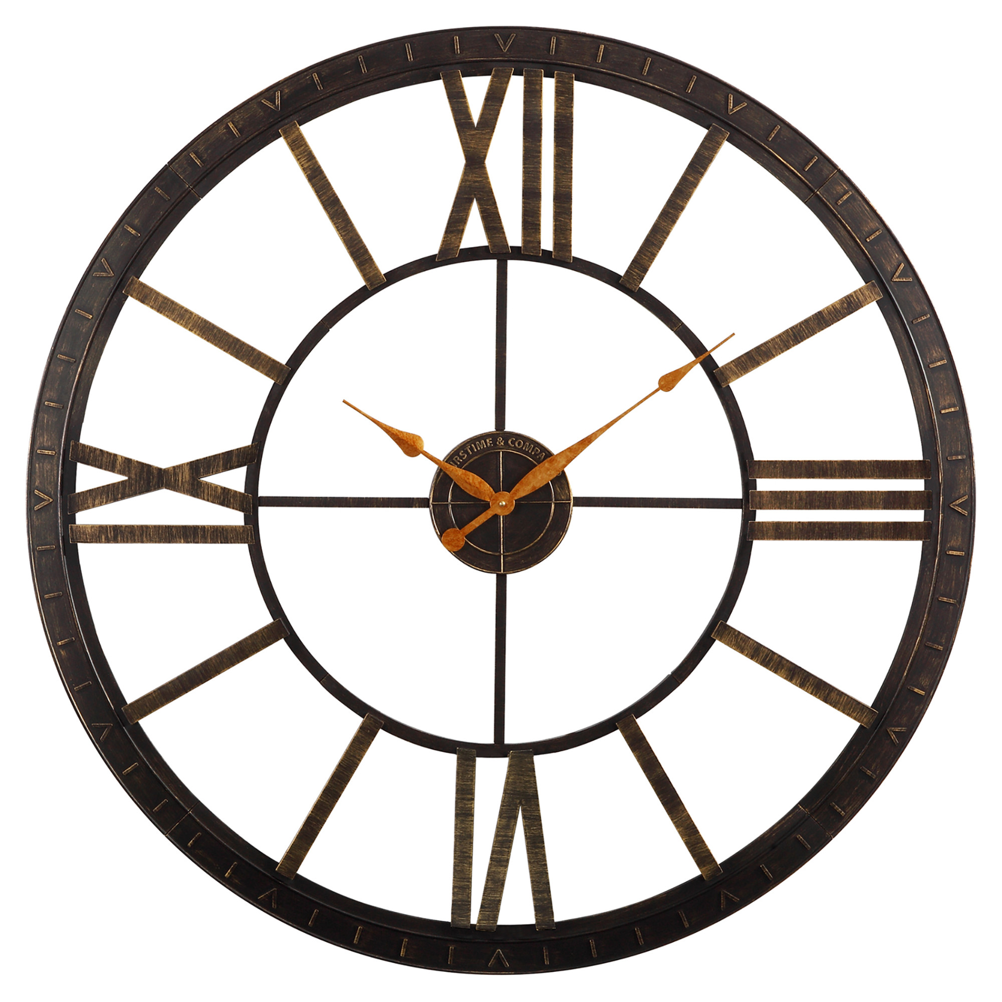 FirsTime & Co. Bronze Big Time Wall Clock, Modern, Analog, 40 x 2 x 40 in - image 4 of 8
