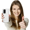 thumbnail image 3 of IBAOLE P40 Pro Étui Transparente Huawei, Étui Antichoc Transparente avec Bouclier Rigide PC + Pare-Chocs en TPU Souple pour Huawei P40 Pro (Transparent) Transparent, 3 of 9