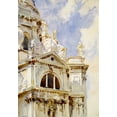 thumbnail image 2 of Sargent, John Singer 24x32 Gold Ornate Wood Framed with Double Matting Museum Art Print Titled - The Salute, Venice, 1902-07, 2 of 4