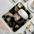 thumbnail image 2 of Rabbit Square Desk Pad Mouse Pad, 8.3x9.8 Inch Non-Slip Rubber Bottom Printed Mousepad for Office and Gaming, 2 of 6