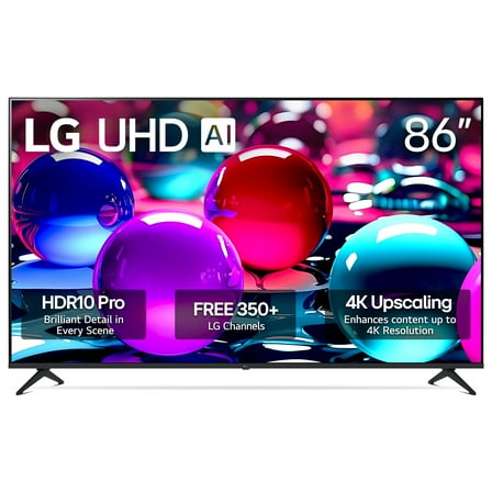 LG 86" 4K UHD UA75 AI Smart TV, 86UA7500