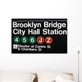 thumbnail image 1 of Sign Subway Station New Wall Mural by Wallmonkeys Peel and Stick Graphic (36 in W x 23 in H) WM214655, 1 of 4