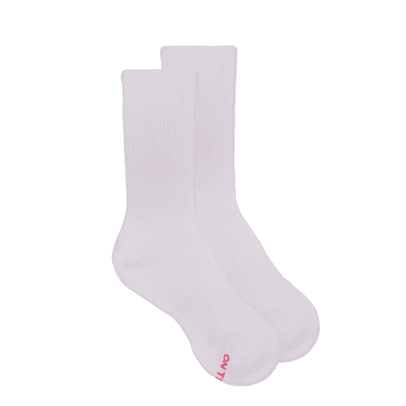 On The Go Women's Crew Socks White 6 Pair Pack