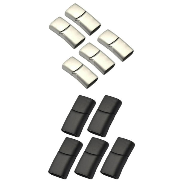 Paquete de 10 broches magnéticos para hacer joyas, cordones, hebilla, llavero,