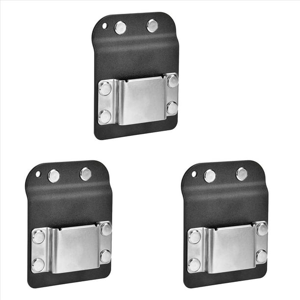 3X Clip de Cinturón Taladro Perfil Bajo para Taladro Inalámbrico, Clip Gancho Soporte Cinturón Taladro Alta Resistencia para Destornillador de , Cinturón de Hasta 2 Pulgadas