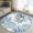 Blue, variant on Blue Teal Coastal Area Rug 5x8 FT, Non Slip Bedroom Throw Carpet, Summer Beach Nautical Coral Starfish Washable Soft Floor Carpet Non-Shedding Rug for Living Room Nursery Dorm Office