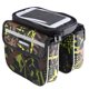 thumbnail image 1 of Bolsa para cuadro de bicicleta de ciclismo Ormromra soporte de teléfono tubo superior frontal verde, 1 of 2
