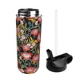 thumbnail image 2 of KLL Watercolor Red Wildflowers Pattern 18OZ Water Bottle With Straw,Stainless Steel Sports Water Cup Flask Sports Water Cup Flask Wide Mouth Travel Thermal Mug, 2 of 8