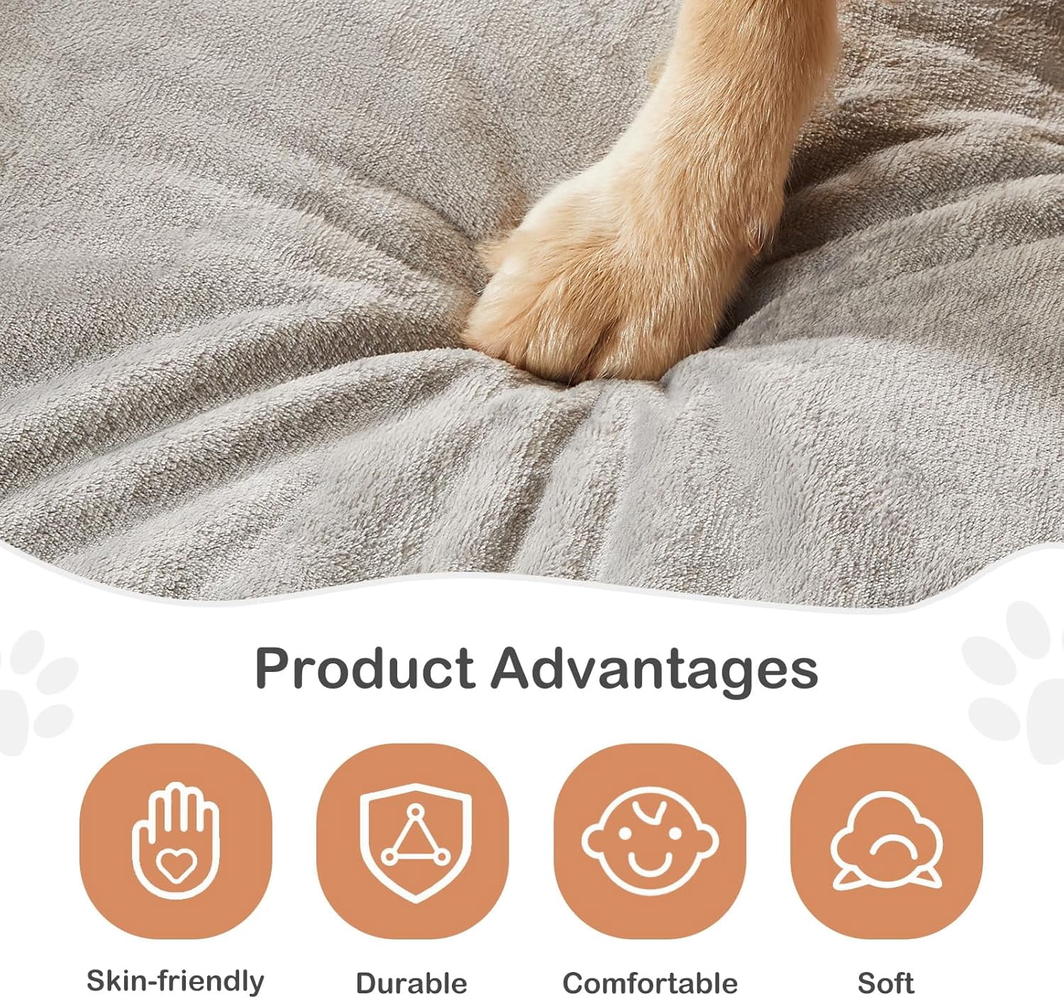 Washable Dog Beds for Large Dogs, Orthopedic Dog Bed Large, Big Dog Couch Bed with Removable Washable Cover, Waterproof Lining and Nonskid Bottom, Egg-Crate Foam Pet Sofa Bed for Sleeping