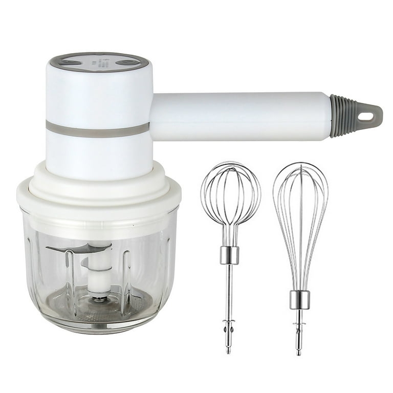 Portable Hand Mixer USB Rechargeable, Electric Whisk Cordless