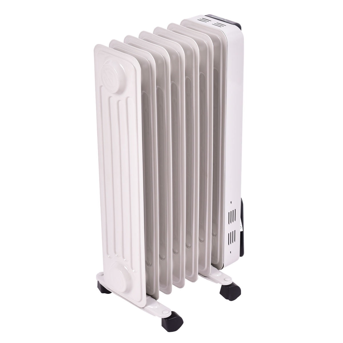 1500W Electric Oil Filled Radiator Space Heater Thermostat Room Radiant