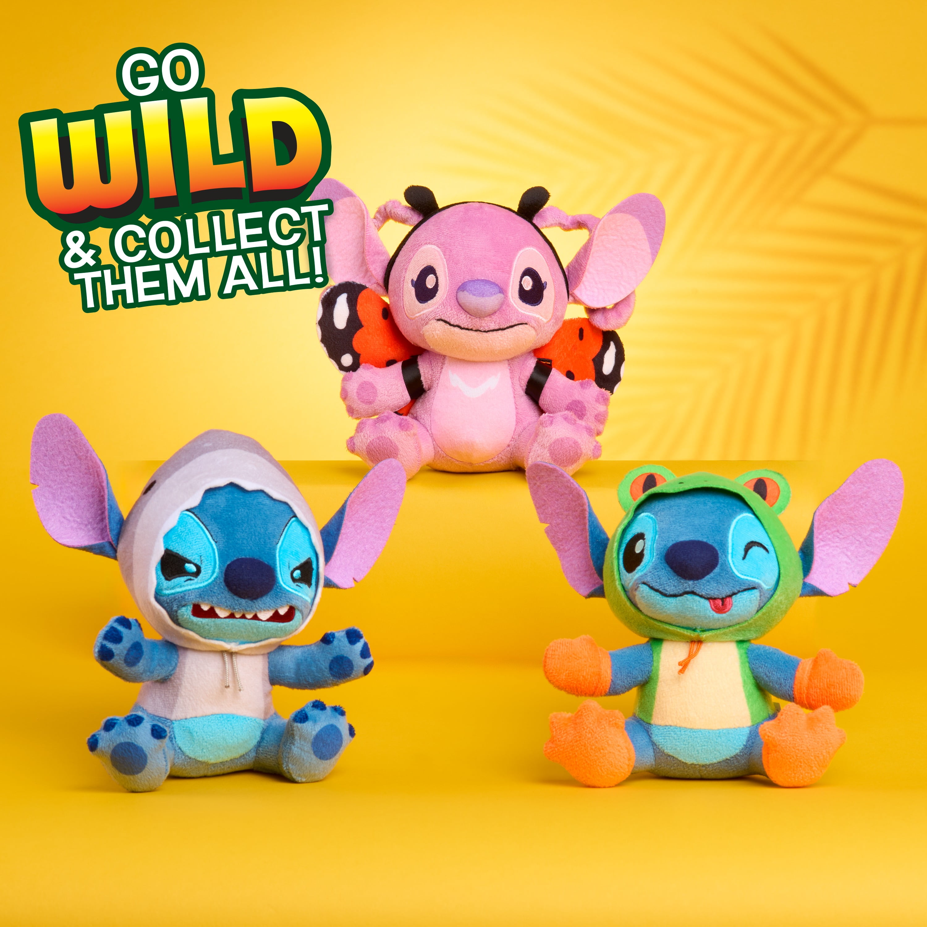 Disney Stitch Goes Wild Small Plush - Angel Butterfly, Cute & Fluffy, For Kids, Fans & Collectors