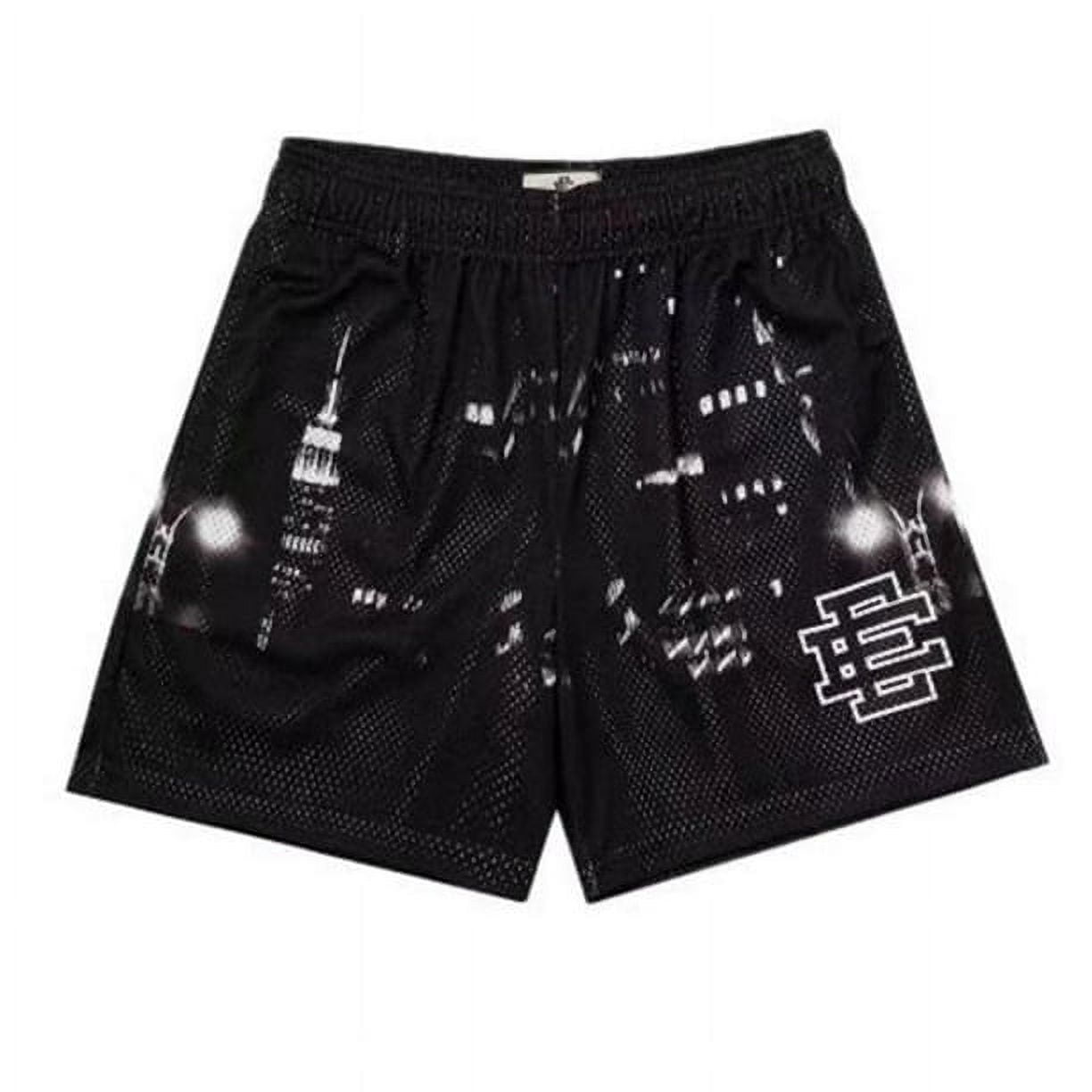 Eric Emanuel EE2025 Men's Summer Gym Mesh Breathable Sports Shorts