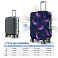 thumbnail image 5 of Goofa Eggplant Pattern Luggage Covers For Suitcase,Suitcase Cover Protector Fit 18-32 Inch Luggage-Small, 5 of 9
