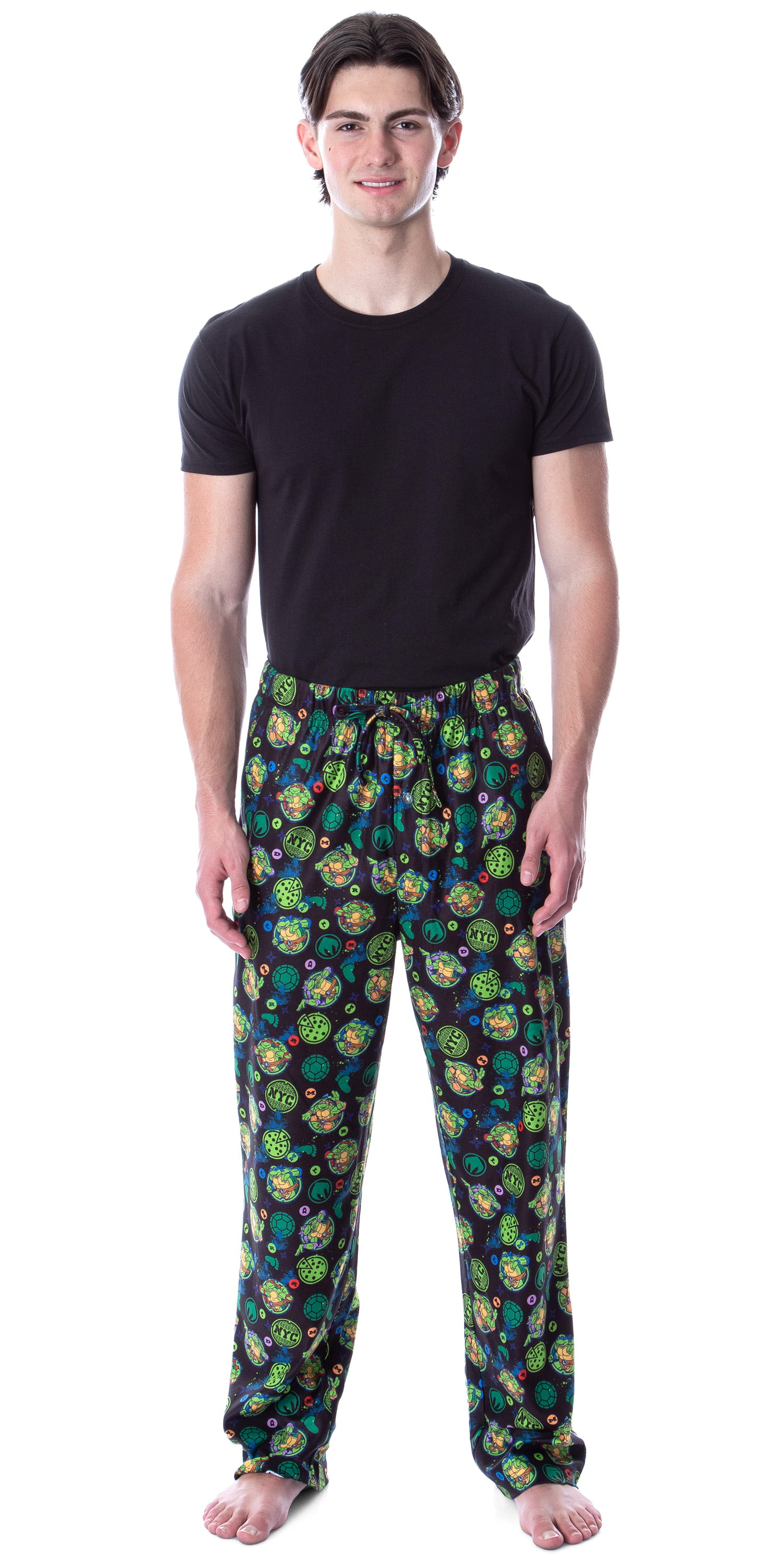 INTIMO Nickelodeon Men's Teenage Mutant Ninja Turtles TMNT Allover  Loungewear Sleep Bottoms Pajama Pants : : Clothing, Shoes &  Accessories