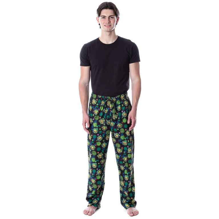 Intimo Nickelodeon Men's Teenage Mutant Ninja Turtles TMNT Allover Character Themed Loungewear Pajama Pants