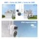 thumbnail image 3 of 2nlf® Cámara Vigilancia Wifi Exterior 2 Lente 2 Pantalla 4mp, 3 of 8