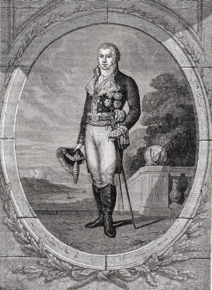Manuel Godoy Y Alvarez De FariaAka Prince De La Paix 1769-1851 Spanish Politician Engraved By Blanpain After E Viollat From Histoire De La Revolution Francaise By Louis Blanc Canvas Art - Ken Welsh D