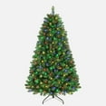 thumbnail image 6 of Ztotop 5.5ft PreLit Premium Artificial Classic Spruce Christmas Tree, 200 Warm White & Color LED Changing Lights, 565 Fully Branch Tips, Green, 6 of 8