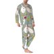 thumbnail image 2 of Fotbe Cute Farm Birds Pijama de Hombre con Estampado de Manga Larga, Conjunto de 2 Piezas, Ropa de Dormir Suave y Cómoda con Bolsillos-XX-Large, 2 of 7